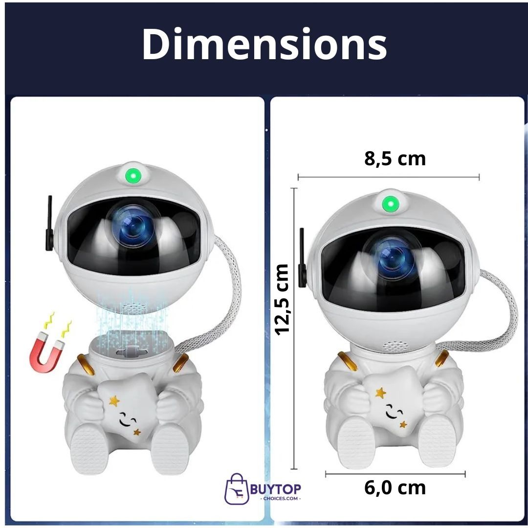 Projecteur Astronaute d'Étoiles et de Galaxies HD